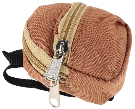BESTonZON Mini Puppenrucksack für Anziehpuppen Leichter und Kompakter Mini Rucksack mit Auffälligem Design und Charmanten Farben als Tragbares Puppenzubehör für Kreatives Unterwegs