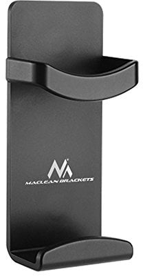 Maclean MC-755 Halterung für TV Fernbedienung, Montage mit Magnet, 47x110x27mm , schwarz