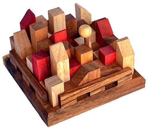 Knobelholz.de City Planer Puzzle