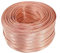 XMRISE Plana Trenzada de Alambre de Cobre de Tierra del Cable eléctrico Trenzados Pelados Espiral Flexible de conexión a Tierra de Plomo Conductores Conductor 20m