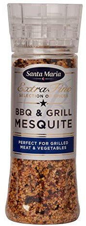 Santa Maria Seasoning Mix - BBQ & Grill Mesquite, 285g | Spice Powder | Great for Rubs, Marinade, Sauce or Cooking Grills and Barbeque