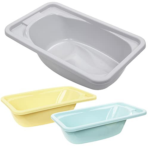 Bañera de Plástico Antideslizante Grande para Bebé Recién Nacido y Niños Pequeños - Ducha
