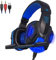 Corsehild Gaming Headset for PS5, PS4, PC, Surround Sound Over Ear Headphones with Mic, LED Light for Mac Laptop