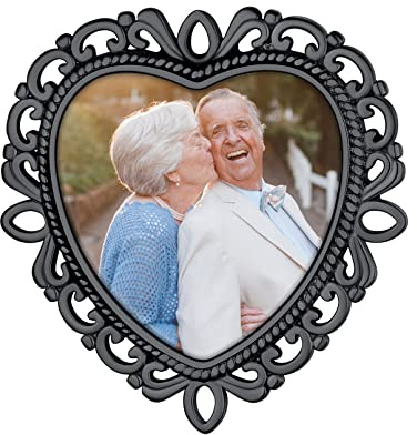 Custom4U Personalisierte Foto Brosche Edelstahl Memorial Broschen & Anstecknadeln für Damen Silber/Gold/Schwarz Anstecknadel Hochzeit Frauen Broschen Clips für Kleidung Modeschmuck Geschenk