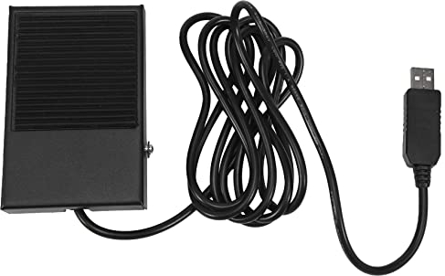 Kokonm USB Fußschalter Metall Fußschalter Tastatur Pedal für PC Computer USB Action Switch Control -Programm Tastenfunktionen