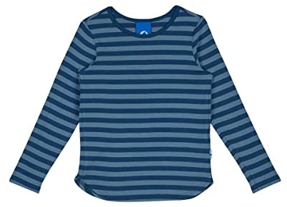 Finkid Kinder Merisilli Longsleeve, Dove- real Teal, EU 110-120