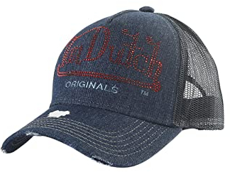 Von Dutch Trucker Cap Fargo Denim Navy Dunkelblau, Size:OneSize