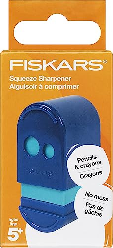 Fiskars® Taille-crayon à presser, couleurs assorties