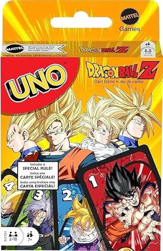 UNO Dragon Ball Z Edition - Gioco di carte familiare con un Twist Anime
