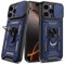 KK KENIK Case For 11 Pro Case with Slide Camera Cover & 360° Rotate Ring Magnetic Kickstand,Military Grade Shockproof Protective Phone Cover for iPhone 11 Pro (Blue)