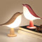 2 Stück Touch Nachttischlampe dimmbar, kleine kabellose Schreibtischlampe, tragbare Tischlampe, wiederaufladbar, niedlicher Vogel Lampe Nachtlicht für Kinder Erwachsene, Geschenke für Männer Frauen