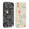 Pnakqil 2 Stück Handyhülle für iPhone X/iPhone XS 5,8 Hülle, Lächeln Muster Niedliche Aesthetic Case Silikon Weiche für Mädchen Modische TPU Dünn Stoßfeste Kameratasche Tasche Schutzhülle