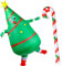 Matreeglam Weihnachts Kostüm Erwachsene, Weihnachtsmann Weihnachtsbaum Kostüm, Weihnachtsmannkostüm, Lustige Weihnachtskleidung für Weihnachten Cosplay Geburtstag Party (150-195cm)