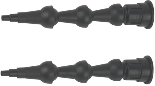 2 Pcs Glass Glue Nozzle, Silicone Nozzles, Sealant Nozzles, Flexible Caulk Nozzle Tip Tool, Tools Caulk Nozzle, Flexible Nozzle, 360° Rotating Tips Flexible Glass Glue Caulk Nozzles