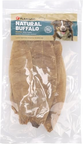Flamingo Leckerli Hund – Büffelblase – 100g – glutenfrei – ohne Zuckerzusatz & Konservierungsstoffe – Nature Snack