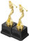 Toddmomy Small Golf Trophy Cup Desk Decor Delicate Plastic Athlete Trophy for Competitions