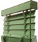 Bambusrollo Holzjalousien, 50mm Lamellen Holz Jalousien, Blackout Echtholz Jalousette Sonnenschutz/Sichtschutz Für Fenster Bad Küche, W 30 45 60 75 90 115 130 145 160cm Anpassbare Jalousie(Grün)