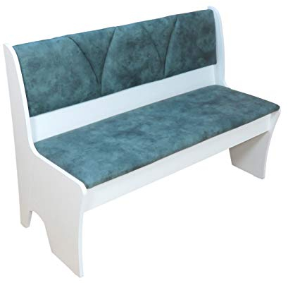 moebel direkt online Bank, Breite 120 cm Paul weiß/Opal