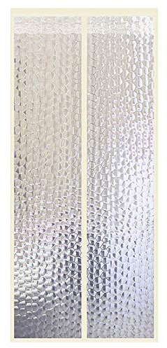 Cortinas Termicas Aislantes Frio y Calor 90x200CM, Magnetica Corredera Cortina Caliente a Prueba de Viento Impermeable Cortinas Aislantes Termicas, para Dormitorio, Cocina - E
