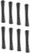 MiOYOOW Bicycle Frame Protector, Bicycle Brake Cable Protective Sleeve Rubber Line Tube Protective Sleeve for Pipe Line Brake Shift