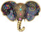 NEWEI Emaille-Legierung Elefant Brosche Strass Elefanten Pin Kleidung Deko für Damen Frauen Mädchen Geschenk (Mehrfarbig)