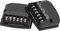 Aramox Universal 2 Stück ABS & Metall Auto 2 Wege Lautsprecher Frequenzteiler, Audio Frequenzweiche Audio Filter Auto Sound System Teile, 12V 60W Hochfrequenzkondensatoren, Schwarz