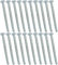 AERZETIX - C44710 - Lot de 20 - Vis à tôle autoperceuses Ø4.8x80mm à tête fraisée - DIN 7504 P - à empreinte PH/cruciforme - en acier zingué - bardage tôle ossature métallique - couleur argent