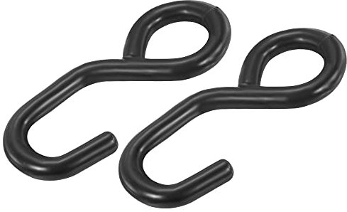 sourcing map Ratchet Strap S Hook 9mm Load 3306 Lbs for 1.2 Tie Down Strap Webbing Car Truck Trailer Pack of 2