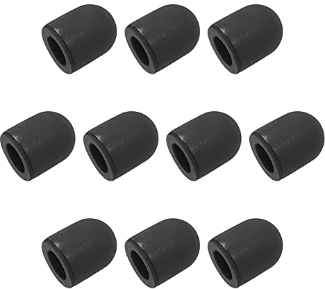 QUARKZMAN 50pcs Stylet Stylo Conseils Conducteur Silicone Caoutchouc Capacitif Tactile Écran Stylos Pointe Souple Universel Remplacement 5mm