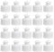 FZGLHQQ 20Pcs Push Pull Caps Reusable Bottle Caps Plastic Push Pull Replacement Caps Twisted Bottle Lids for Water Bottles(White)