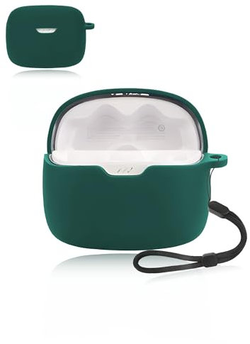 Schutzhülle für JBL Tune Beam kabellose Bluetooth-Kopfhörer, weiche Silikonhülle, wasserdicht, stoßfest und kratzfest, ideal für den täglichen Schutz, Grün