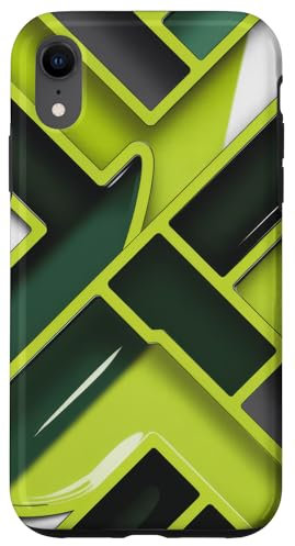 Abstrakte geometrische minimalistische Farben künstlerisch Hülle für iPhone XR