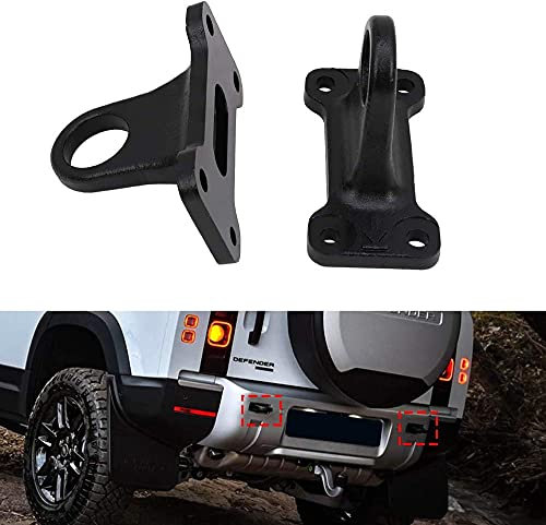 Gancio rimorchio posteriore Adatto per Land Rover Defender 2D 4D 2020 2021 gancio di traino 2 PZ nero lega made