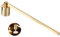 CC wonderland zone Kerzenlöscher-Candle Extinguisher–Dochtlöscher - Zubehör mit langem Griff Qualität Edelstahl Gefertigt Candle Snuffer,Gold(Zylindrische Form)