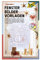 folia 39149 - Fensterbilder Set Cosy Winter mit 8 vorgedruckten Design-Vorlagen zum Thema Winter, Weihnachten und Herbst, inkl. 1 Kreidemarker in Weiß