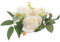 Garneck Kerzenringe Rose Eukalyptus Kerzenkranz Frühlingskranz Kerzen Kranz Ringe Valentinstag Dekokranz Hochzeit Säule Kerzenhalter für Stumpenkerzen Stabkerzen Deko Weihnachten Tischdeko