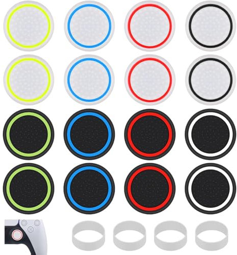 VEOIRXU 16PC Thumb Grips Accessories for Series Controller Accessories Controller Accessories Joystick Sticks, Joystick Accessories