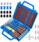 Romon Kit de Réparation de Pneu, 55Pcs Outils de réparation de Pneus Lourds et Ensembles de Réparation de Pneus Portables, pour Voitures, Motos, camions, VTT, Tracteurs, Camping-Cars, SUV