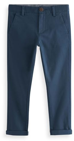 NEXT Jungen Chinohose mit Stretch (3-16 Jahre) – Skinny Fit Französisch Marineblau 110