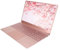 Jectse Laptop Portatile, Mini Display con Risoluzione IPS 2K Portable per Tastiera di Retroilluminazione CPU N5095 Pink 100-240 V con Tastiera di Impronta Digitale per Business (12+128G Spina