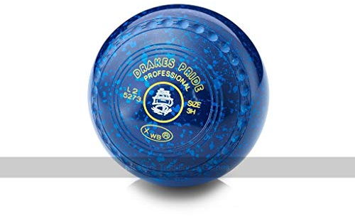 Drakes Pride Professional bowls - Blue/Blue, Gripped, Size 3, Heavy