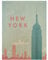 Bilderwelten Holzbild - Reiseposter - New York 40 x 30cm