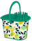 TIENDA EURASIA® Cubos de Fregar - Cubo de Fregona Sin Esfuerzo con Escurrefácil - Estampados Originales (Verde)