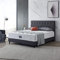 De RUCCI Boxspringbett Modell 211 mit Taschenfederkernmatratze, Bestes Preis-Leistungsverhältnis, DREI Farben und 4 Maße wählbar, einfache Montage (180 x 200 cm, Anthrazit)
