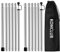 KOMCLUB Adjustable Tarp Poles 94.5 Camping Poles Stainless Steel Lightweight Tent Pole for Camping Hiking Outdoor Sport Activities…