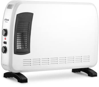 Ufesa Polux Convector, 3 Niveles de Potencia, 1200W, Función Turbo, Interruptor de Seguridad