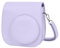 Camera Case for Fujifilm Instax Mini 9/11/12,Instant camera case -PU Leather with Pocket and Shoulder Strap(Lilac Purple)
