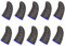 10 Pezzi Mobile Game Manicotti Dita Finger Sleeve Traspirante Antiscivolo Sensibilità Per Giochi