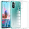 Kokio Crystal Clear Handyhülle für Xiaomi Redmi Note 10/Note 10S 4G mit 2 Stück Schutz Glas,Ultra Dünne Weiche Transparente TPU Silikon Schutzhülle,Vergilbungshemmende Kratzfeste und Stoßfeste