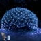 WoskjXas Lichternetz Solarleuchten Außen 192 LEDs, 2 x 3 M Lichterkette Netz mit 8 Modi, Wasserdichte Baum Lichterkette, Design für Garten, Balkon, Zaun und Weihnachtsdeko (2M*3M, Blau)